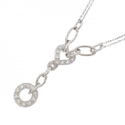 Dây chuyền kim cương hình trái tim 750WG - Hàng hiệu Authentic 857542