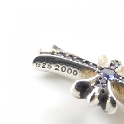クロムハーツ CHROME HEARTS TINY CH CROSS F PAVE BLU SAPH SNGL SIDE 202033746SLVXXX014 Pendant - Hàng hiệu Authentic 906540
