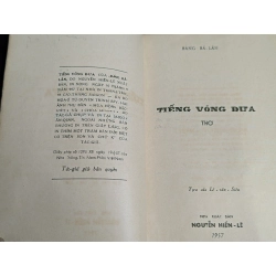 Thơ tiếng võng đưa - Bàng Bá Lân 465933