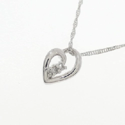 K18WG Dây chuyền kim cương 0.02CT - Hàng hiệu Authentic 857612