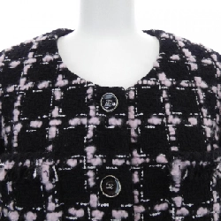 Áo khoác không cổ CHANEL LOOK12 P80405V72615 25B - Hàng hiệu Authentic 814994