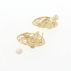 K18YG Bông tai - Hàng hiệu Authentic 869302