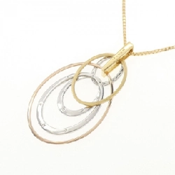 K18YG/PT900/K18PG Dây chuyền kim cương 0.20CT - Hàng hiệu Chính hãng 861793