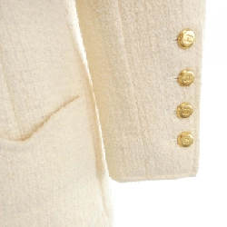 【Mã giảm giá】【Cổ điển】Áo khoác không cổ CHANEL 638432