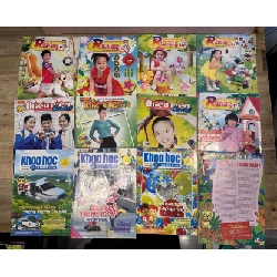 (TẶNG BOOKMARK) Combo 17 cuốn Rùa vàng, thiếu niên tiền phong, khoa học khám phá, mới 70% RBK2108