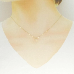 K18YG Solitaire Dây chuyền kim cương 0.17CT - Hàng hiệu Chính hãng 858703