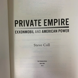 PRIVATE EMPIRE EXXONMOBIL AND AMERICAN POWER - STEVE COLL 501701