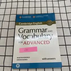 Grammar and Vocabulary for Advanced 