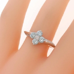 Nhẫn kim cương hoa PT900 0.65CT - Hàng hiệu Authentic 848043