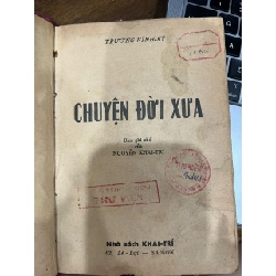 Chuyện đời xưa - Trương Vĩnh Ký