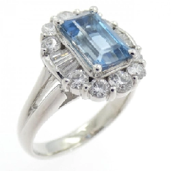 Nhẫn Aquamarine PT900 1.17CT