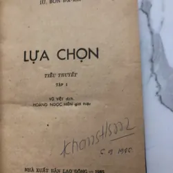 Lựa chọn – Iu. Bôn-đa-rép (Dịch giả: Võ Việt) 997299