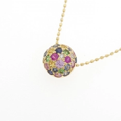 K18YG Đá màu Dây chuyền - Hàng hiệu Chính hãng 864000