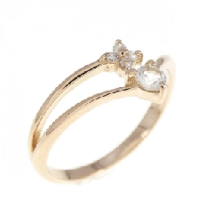 Nhẫn Topaz Trắng K18PG