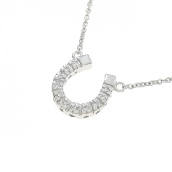 Dây chuyền kim cương hình móng ngựa 750WG - Hàng hiệu Authentic 861476