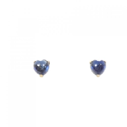 Bông tai hình trái tim Sapphire K18YG 0.92CT - Hàng hiệu Chính hãng