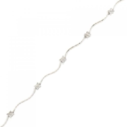 K18WG Vòng tay kim cương - Hàng hiệu Chính hãng