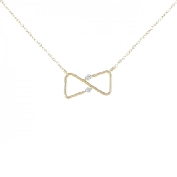 K18YG/PT Dây chuyền kim cương - Hàng hiệu Authentic