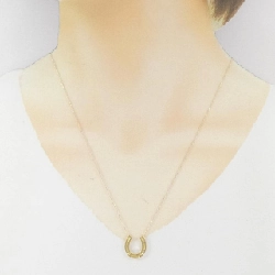 K18YG Dây chuyền hình móng ngựa - Hàng hiệu Authentic 859128