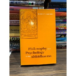 PHILOSOPHY AND PSYCHOLOGY IN THE ABHIDHARMA - Herbert V. Guenther 147866