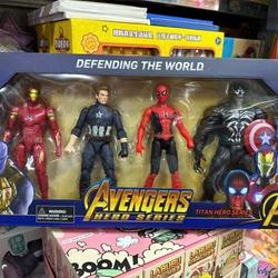 Đồ chơi 4 nhân vật siêu nhân Avengers có đèn 5990-17 Titan Hero series defending the world 270833