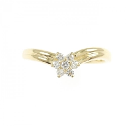 Nhẫn kim cương hoa K18YG 0.11CT - Hàng hiệu Authentic 853161