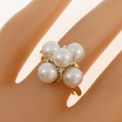 Nhẫn ngọc trai Akoya K18YG 671280