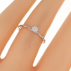 Nhẫn kim cương K18WG 0.10CT 672825