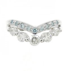 Nhẫn kim cương K18WG 0.64CT 672601