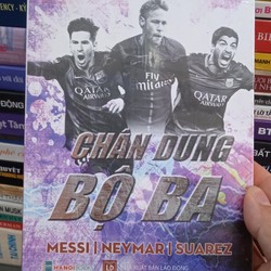 Bộ ba chân dung - messi, Neymar, Suarez