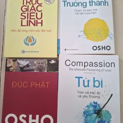 [Thanh lý] Combo 4 sách của Osho dành cho người chăm sóc tinh thần