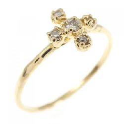 Nhẫn kim cương K18YG - Hàng hiệu Authentic