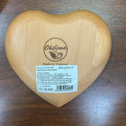 Decor dĩa gỗ hình trái tim (tặng thêm quà thông như hình)  680006