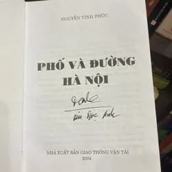 PHỐ VÀ ĐƯỜNG HÀ NỘI, NGUYỄN VINH PHÚC, Bản bìa cứng (XB 2004) 571701
