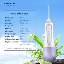 Kalite KHF06 – Máy tăm nước chăm sóc răng miệng thông minh 783377