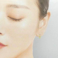 K10YG Peridot Bông tai - Hàng hiệu Chính hãng 863905