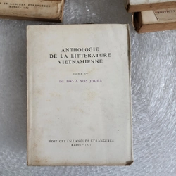 Anthologie de la lietterature Vietnamienne | 4 tập | in 1972 đến 1975 giấy tốt 507641