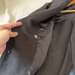 Áo dạ dài JM sz M màu đen mới mặc được vài lần 998461