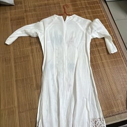 Áo dài linen handmade 191929