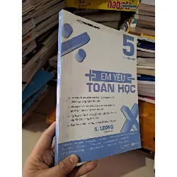 Em yêu toán học lớp 5 song ngữ anh việt mới 90% 2017 HCM0808 HỌC NGOẠI NGỮ Blogmeo21025