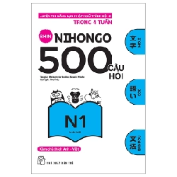 500 Câu Hỏi Luyện Thi Năng Lực Nhật Ngữ - Trình Độ N1 - Matsumoto Noriko, Sasaki Hitoko (Mới 100%) Tiếng Nhật, NXB Trẻ - SÁCH ĐẠI HỌC