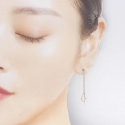 K10PG Bông tai hình khối - Hàng hiệu Chính hãng 870556