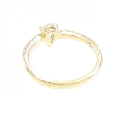 Nhẫn kim cương K18YG 0.521CT G SI1 hình giọt nước - Hàng hiệu Authentic 874376
