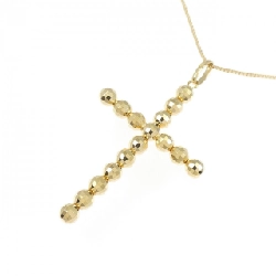 K18YG Dây chuyền hình chữ thập - Hàng hiệu Chính hãng 860424