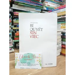 Bí quyết xin việc- Tăng Khải Dân 601730