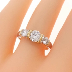 Nhẫn kim cương PT900/K18YG 1.04CT - Hàng hiệu Authentic 850432