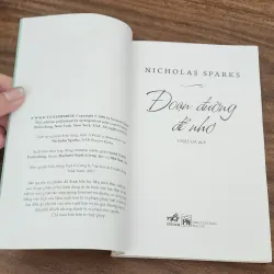 Tiểu thuyết ĐOẠN ĐƯỜNG ĐỂ NHỚ (Nicholas Sparks) 747964