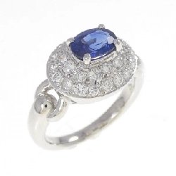 Nhẫn Sapphire PT900 0.88CT - Hàng hiệu Chính hãng