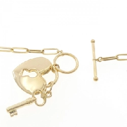 K18YG Mặt Dây Chuyền Hình Tim × Chìa Khóa - Hàng hiệu Chính Hãng 857234