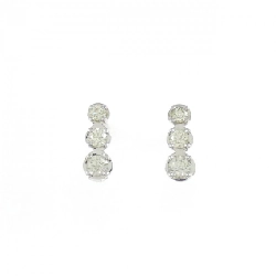 K18WG Bông tai kim cương 0.26CT - Hàng hiệu Chính hãng